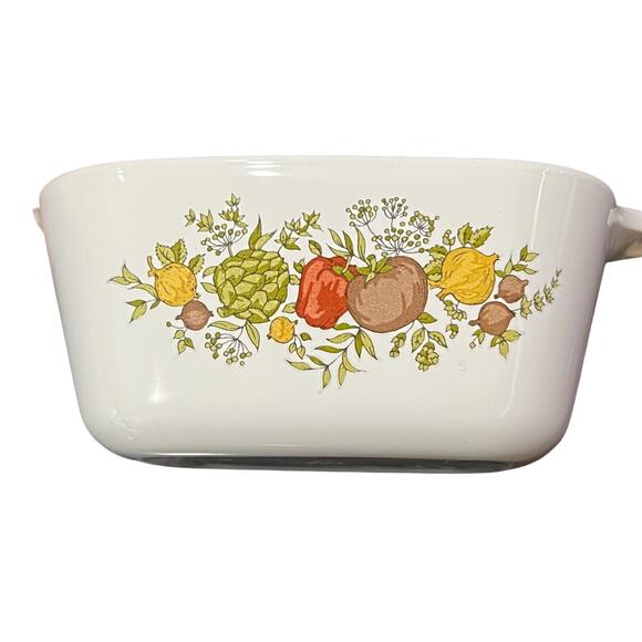 Vtg Corning Ware Spice Of Life 2.75 Cup Casserole Dish No Lid Tiny Chip READ - Picture 3 of 12